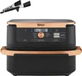Produktbild: Ninja Foodi FlexDrawer AF500EUCP Heißluftfritteuse Doppelkammer XXL Airfryer Dua