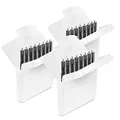 Produktbild: JB White 24 Cerumenfilter Mini-R WaxGuard kompatibel mit Signia Silk Im-Ohr-Hörgeräten, Signia-Ex-Hörer Mini-Receiver und MiniReceiver 2.0 - Ersatz-Hörgerätefilter miniReceiver WaxGuards, schwarz
