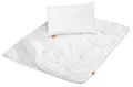 Produktbild: sleepling Kinderbettdecke 100x135 cm und Kinderkopfkissen 40x60 cm, Kinderbetten Set, 4-Jahreszeiten Bettdecke 100 x 135 cm und Kopfkissen 40 x 60 cm, Kinderdecke, Made in EU, Oeko-TEX, waschbar