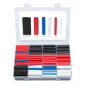 Produktbild: Schrumpfschlauch Schwarz Rot Blau Weiß Transparent 3:1 Ratio 275 Stk. Sortiment