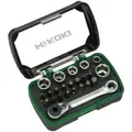 Produktbild: Hikoki 750362 Sortierter Steckschlüsseleinsatzsatz Ratsche 1/4'' 24-teilig