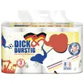 Produktbild: Hakle GmbH Dick & Durstig Küchenrolle, Besonders weiche Küchenrollen, 1 Packung = 8 Rollen à 45 Blatt 10442