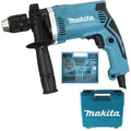Produktbild: Makita Schlagbohrmaschine HP1631KX3, 710 W, Schnellspannbohrfutter, Bohrer-Set, Koffer