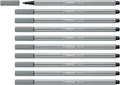 Produktbild: STABILO - Premium-Filzstift - Pen 68-10er Pack - mittelgrau