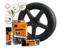 Produktbild: Sprüh Folie Set für 4 Felgen + Zubehör FOLIATEC 19 Farben Felgen Dip Testsieger*