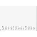 Produktbild: Sigel Schreibunterlage H6301, Dotted, weiß, Papier, 30 Blatt, mit Kalender, 59,5 x 41cm
