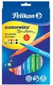 Produktbild: Pelikan Fasermaler colorella brushpen, 10er Kartonetui Tinte auf Wasserbasis, auswaschbar aus den meisten - 1 Stück (814577)
