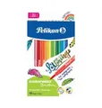 Produktbild: 2 bis 40x Pelikan Fasermaler colorella brushpen, 10er Kartonetui BIS 43% RABATT
