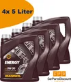 Produktbild: 20 Liter (4x5L) Motoröl 5W-30 Mannol Energy 7511 VOLKSWAGEN MERCEDES BMW FORD