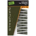 Produktbild: Fox Naturals Size 7 Lead Clips Tail Rubbers - 10 Leadclips, Bleiclips, Schlauch
