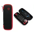 Produktbild: Harrows Darttasche Blaze 3 | Dartkoffer Darthalter I Dartkoffer für 3 Dartpfeile | Professionelles Dart-Zubehör (Schwarz Rot)