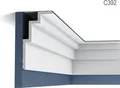 Produktbild: Eckleiste Orac Decor C392 MODERN STEPS Zierleiste Modernes Design weiß 2m