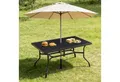 Produktbild: Thanaddo Gartentisch Gartentisch – Quadratischer Eisentisch, geeignet für Gärten, Balkone.