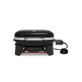 Produktbild: Weber Lumin Compact Tragbarer Kompakter Elektrogrill, Bis zu 315 °C, mit Deckelthermometer, Porzellanemaillierte Gusseisenroste, 43 x 32 cm Grillfläche, Schwarz (1502044)