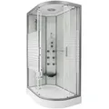 Produktbild: Home Deluxe Duschkabine, Weiß, Glas, 80 cm, Badezimmer, Baden & Duschen, Duschkabinen