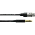 Produktbild: Cordial XLR-Kabel CFM 1,5 FV, 1,5 m, XLR-Buchse auf 6,3 mm Klinke, schwarz