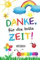 Produktbild: Danke für die tolle Zeit: A5 Notizbuch 120 Seiten liniert als Geschenk | Kindergarten Abschiedsgeschenk | Geschenke für Erzieher, Erzieherinnen, ... | Zum Abschied in der Kita und Danke sagen