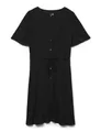 Produktbild: VERO MODA Damen Viskose Mini-Kleid Kurzarmkleid VMAlba 10292845 Black S
