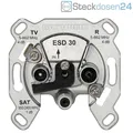 Produktbild: KATHREIN ESD30 TV-Radio-SAT Stichleitungsdose Antennendose für JUNG Serien