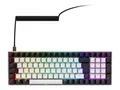 Produktbild: Sharkoon SKILLER SGK50 S2 - Tastatur - 96% - Hintergrundbeleuchtung - USB - QWERTZ - Deutsch - Tastenschalter: Gateron Yellow (Hot-swappable)