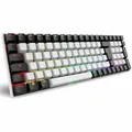 Produktbild: Sharkoon SGK50 S2, Tenkeyless (80 - 87 %), Verkabelt & Kabellos, RF Wireless, Mechanischer Switch, QWERTZ, LED