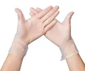 Produktbild: Vinylhandschuhe in Gr. L | 100 Stück Transparent | Vinyl Einweghandschuh Einzelhandschuhe in praktischer Spenderbox | Ideal für Hygienebereiche - wie Lebensmittelbranche, Kosmetik UVM. | latexfrei