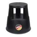 Produktbild: 1-10x WEDO Rollhocker SuperStep, aus Kunststoff, schwarz / RAL9005