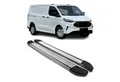 Produktbild: OMAC Kfz-Schmutzfänger Seitenschweller für Ford Tourneo Custom 2023-2025 L1 Alu 2 tlg, 2-tlg., Rutschfest, Haltbar, Aerodynamik