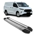 Produktbild: Trittbretter Seitenschweller für Ford Tourneo Custom 2023-2026 L1 Alu Grau 2 tlg
