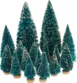 Produktbild: VBS Miniatur Tannenbaum, 16er-Set, beschneit
