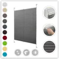 Produktbild: LICHTBLICK ORIGINAL Plissee Klemmfix, Lichtschutz, ohne Bohren, verspannt, Klemmfix, Faltenstore