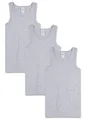 Produktbild: Sanetta Jungen-Unterhemd (Dreierpack) | Hochwertiges und nachhaltiges Unterhemd für Jungen aus Bio-Baumwolle. Inhalt: 3er Set Unterwäsche für Jungen 164