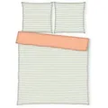 Produktbild: Tom Tailor Wendebettwäsche, Grün, Orange, Textil, Streifen, 200x220 cm, pflegeleicht, Schlaftextilien, Bettwäsche, Bettwäsche, Perkal-Bettwäsche