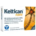 Produktbild: Keltican® forte Kapseln mit Uridinmonophosphat (UMP), Vitamin B12 und Folsäure zur Unterstützung der Nervenregeneration - Jetzt 10% mit dem Code dermapharm10 sparen*
