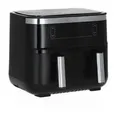 Produktbild: Doppel-Heißluftfritteuse FR 2453 schwarz/edelstahl, 2.850 Watt, 2 Körbe je 3,25 Liter