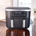 Produktbild: Doppel-Heißluftfritteuse Airfryer 2x3,8L SEVERIN Fritteuse 8 Programme FR 2453