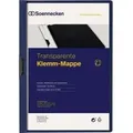 Produktbild: Klemmmappe 3317 Din A4 Bis 30blatt Pvc Blau - Soennecken