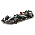 Produktbild: Bburago - Mercedes AMG Petronas W15 Lewis Hamilton #44 2024 - Realistisches Modellauto im Maßstab 1:43, gefahren von Lewis Hamilton, offizielle Mercedes-Lizenz, empfohlenes Alter 3+ Jahre