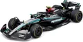 Produktbild: BOX ROTTO Lewis Hamilton Modell F1 Mercedes AMG W15 1/43 2024 12cm Bburago