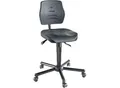 Produktbild: XXL-Arbeitsdrehstuhl meychair Workster Pro W15-01085, dreh- & höhenverstellbar, bis 250 kg, B 470 x T 470 x H 880 - 1020 mm, Stahl & PU, desinfektionsmittelbeständig, schwarz