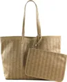 Produktbild: LACOSTE Schultertasche Shopper Zel Shopping Bag Mono Viennois Chipmunk hellbraun