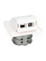 Produktbild: DIGITUS flush mount outlet housing - for LC/SC adapters
