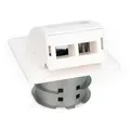 Produktbild: Fiber Flush Mount Wall-Outlet For SC and LC Adapter