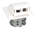 Produktbild: DIGITUS Unterputz-Glasfaser-Wanddose FTTH 2-PUERTOS