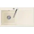 Produktbild: Flächenbündige Spüle MERA 90 Jasmin mit Becken links und Excenterbedienung