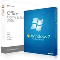 Produktbild: Windows 7 Professional + Office 2016 Home & Student 32/64 Bit