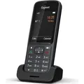 Produktbild: Gigaset SL800H PRO - Analoges/DECT-Telefon - Kabelloses Mobilteil - Freisprecheinrichtung - 500 Eintragungen - Anrufer-Identifikation - Anthrazit - Grau