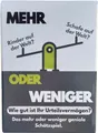Produktbild: More or Less, Mehr oder weniger, Partyspiel für Familienspaß und amüsante Quizfragen, Einfach zu spielen, Perfekt für jede Gelegenheit, Ab 2 Spieler ab 12 Jahren
