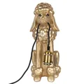 Produktbild: 6LMP793 Treuer Begleiter mit Glamour: Goldener Pudel-Tischlampe 🐶✨ Clayre & Eef
