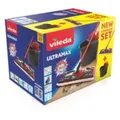 Produktbild: VILEDA - Ultramax Mop Set - Trocken&Nass - Schwarz - Rot - Box - 1,8 kg